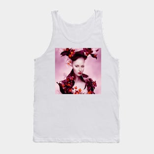 Surreal Flower Girl Tank Top